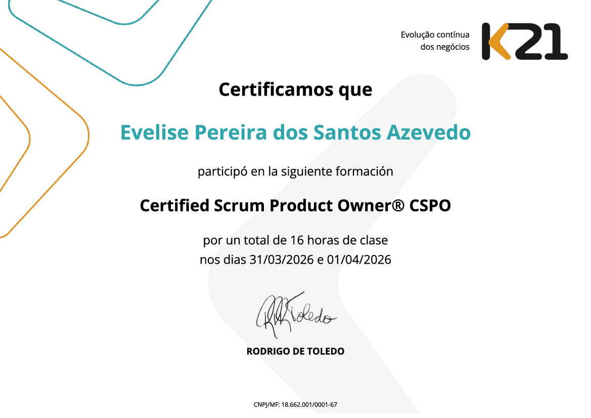 Certificado K21